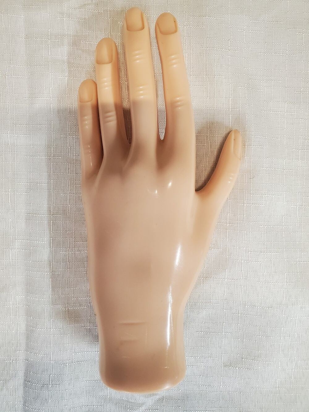 Mannequin Hand Display Jewelry Ring Bracelet Glove Holder Plastic Skin Tone 7